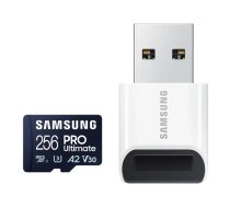 Atmiņas karte Samsung microSDXC PRO Ultimate 256GB 200/130 MB/s UHS-I/U3 (MB-MY256SB/WW) | Memory card