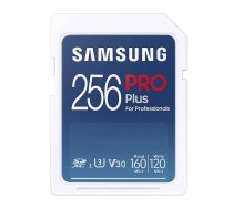 Atmiņas karte Samsung SD PRO Plus MB-SD256SB/WW 256GB + lasītājs | Memory Card reader