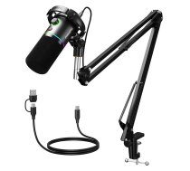 Dinamiskais mikrofons Maono PD200XS, melns - Maono microphone, dynamic microphone, streaming microphone