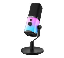 Maono PD100X RGB dinamiskais mikrofons melns - gaming microphone, streaming mic, XLR microphone