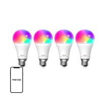 Meross MSL120 Viedā Wi-Fi LED Spuldze, HomeKit, RGB, E27, 4 gab.