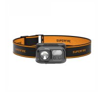 Superfire HL23 lukturis pie galvas, 220 lm, USB-C, powerbank - headlamp, LED flashlight, USB-C headlamp
