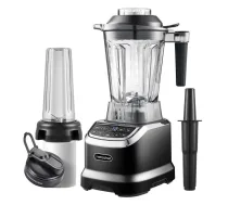Amzchef ZM5003-BK stacionārais blenderis 1800W Melns - cup blender, smoothie maker, blender with bottle