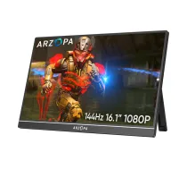 Arzopa Z1FC 16.1" pārnēsājamais monitors 144Hz FHD - portable monitor, 144hz portable monitor