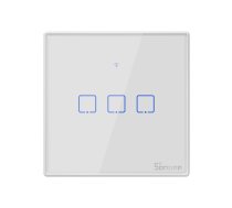 Sienas Pieskāriena Viedais Vlēdzis (3- kanāli) /WiFi/ RF 433 Sonoff T2 EU TX | Wall Mounted Smart Light Switch