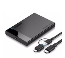 UGREEN US221 SATA External Drive Enclosure HDD 2,5", USB 3.0 + USB-C to USB-C 3.1