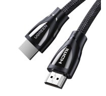 Ugreen HDMI to HDMI 2.1 Video Cable 8K 60Hz 3D HDR 18Gbps, 1.5m, Black | Audio Video Pārraides Kabelis