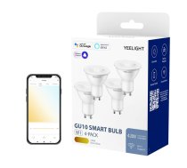 Yeelight Smart LED Bulb GU10 viedā spuldze (aptumšojama), 4 gab. - smart home lighting, dimmable LED, Wi-Fi light bulb