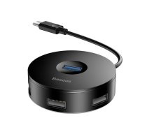 Baseus Hub 4in1 USB-C to USB 3.0 + 3x USB 2.0 15cm (Black)