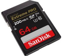 SANDISK EXTREME PRO SDXC 64GB 200/90 MB/s UHS-I U3 memory card (SDSDXXU-064G-GN4IN)