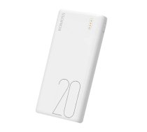 Romoss Simple 20 Power Bank 20000mAh, White | Pārnēsājams Ārējais Portatīvais Akumulators Lādētājs