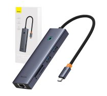 Hub 7w1 Baseus UltraJoy 7-Port ( USB-C to 1xHDMI4K@30Hz + 2xUSB 3.0 + 1xPD +RJ45 + SD/TF3.0)