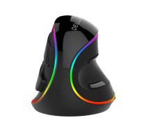 Vadu vertikālā pele Delux M618Plus 4000DPI RGB | Wired Vertical Mouse