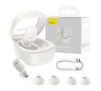 Bezvadu austiņas Baseus Bowie WM02 TWS, Bluetooth 5.0 (baltas) | Wireless headphones (white)