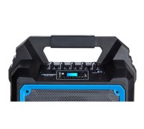 Pārnēsājama audio sistēma Blaupunkt MB10 ar Bluetooth un karaoke, melna