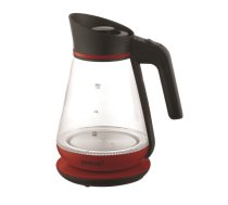 Elektriskā tējkanna Prime3 SEK51, 1.5L stikla, sarkana - electric kettles, electric kettle, temperature control kettle