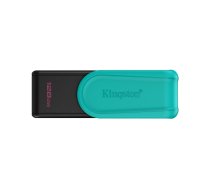 Kingston 128GB USB 3.2 Gen 1 zibatmiņa DataTraveler Exodia S, melna tirkīza