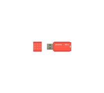 Zibatmiņa GoodRam UME3 128GB USB 3.0, oranža