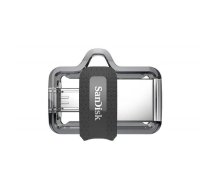 SanDisk Ultra Dual Drive m3.0 64GB USB 3.0 micro-USB zibatmiņa, pelēka - USB flash drive, USB flash drives