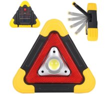 Warning triangle LED torch power bank