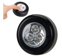 Bezvadu 3 LED Lampa Apgaismojums Skapim, Melns | Lamp for Cabinet