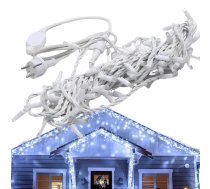 Gaismas aizkars 500 LED auksti balts IP44 - led curtain lights, christmas lights, 500 led lights