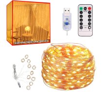 LED mikro gaismas aizkars 300 LED 3x3m, silti balts - LED curtain, curtain lights, holiday lighting
