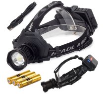 Bailong LED galvas lukturis ar CREE XHP70, powerbank, modelis T70-P70