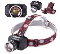 Uzlādējama LED galvas lampa ar XHP90 diodi un tālummaiņu, SQ-702