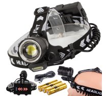 Bailong T37-P360 LED CREE XHP360 galvas lukturis ar Powerbank funkciju - headlamp, Bailong headlamp, LED headlamp