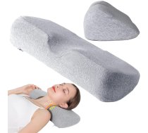 Ergonomiska ortopēdiskā spilvens gulēšanai no putām, balts - orthopedic pillow, ergonomic pillow, back support pillow