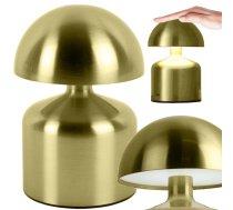 Bezvadu LED galda lampa ar skārienvadību, 3 gaismas režīmi, uzlādējama - wireless lamp, LED table lamp, nightlight