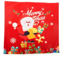 Ziemassvētku spilvendrāna ar Ziemassvētku vecīti 45x45 cm - Christmas pillowcase, decorative pillowcase