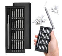 Precīzijas skrūvgriežu komplekts ar 24 magnētiskiem uzgaļiem un maciņu - tool sets, screwdriver set