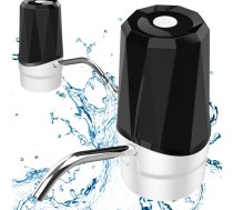 Bezvadu elektriskais ūdens dozators pudelēm, uzlādējams sūknis, melns - water dispensers and pumps