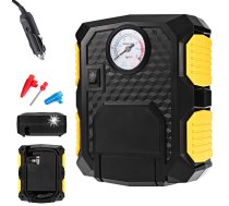 Auto kompresors 12V ar LED lampu un manometru 100 PSI