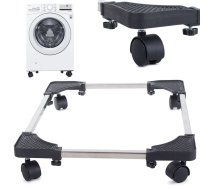 Regulējams paliktnis ar riteņiem sadzīves tehnikai un mēbelēm - washing machine accessories, washing machine mat