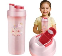 Bērnu ūdens pudele 500ml, rozā - kids water bottle, school water bottle, 500ml bottle