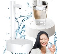 Automātiskais ūdens dozators sūknis ar USB uzlādi, liela tilpuma pudelēm, balts - water dispensers and pumps
