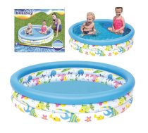 BESTWAY 51009 Bērnu Dārza Piepūšamais Baseins 122x25 cm | Kids Garden Inflatable Pool