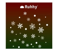 Ziemassvētku logu uzlīmes Ruhhy 22359 - Christmas stickers, window stickers, festive decor
