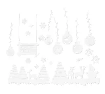 Ziemassvētku logu uzlīmes Ruhhy 22253, 34 cm - christmas window stickers, holiday window clings, christmas decorations