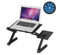 Portatīvs Saliekams Klēpjdatora Laptopa Galds Statīvs ar Peles Plauktu | Portable Laptop Table Stand