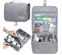 Ceļojumu saliekamā kosmētikas soma, iekarināms tualetes piederumu organizators vannas istabai, Dažādas krāsas | Travel Folding Cosmetic Bag