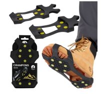 MOUNTAIN GOAT Pretslīdēšanas radzes ziemas apaviem / Pretslīdes apavu uzlikas, Izmērs L (41-44) | Ice Snow Traction Cleats Crampons