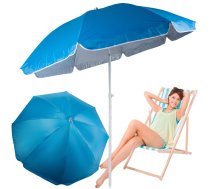 Dārza Pludmales Lietussargs Saulessargs ar Aizsardzību pret UV Stariem, 170cm | Large Garden Pool Parasol