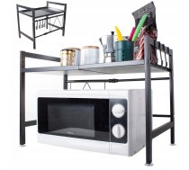 Regulējams Virtuves Plaukts Mikroviļņu Krāsnij | Microwave Oven Rack Adjustable Kitchen Shelf