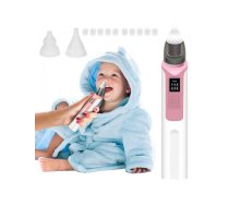 Elektriskais bērnu deguna aspirators, Rozā | Electric Nasal Aspirator for Baby