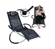 Dārza atpūtas krēsls šūpuļkrēsls 7Rock | Garden Lounger Rocking Chair