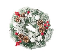 Ziemassvētku vainags durvīm un logiem, 20 cm - Christmas wreath, holiday decoration, door wreath